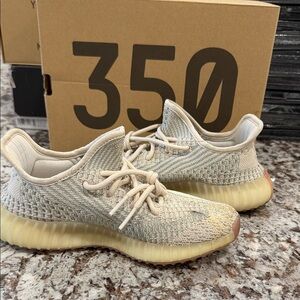 Yeezy Knit Sneakers in Citrin color
